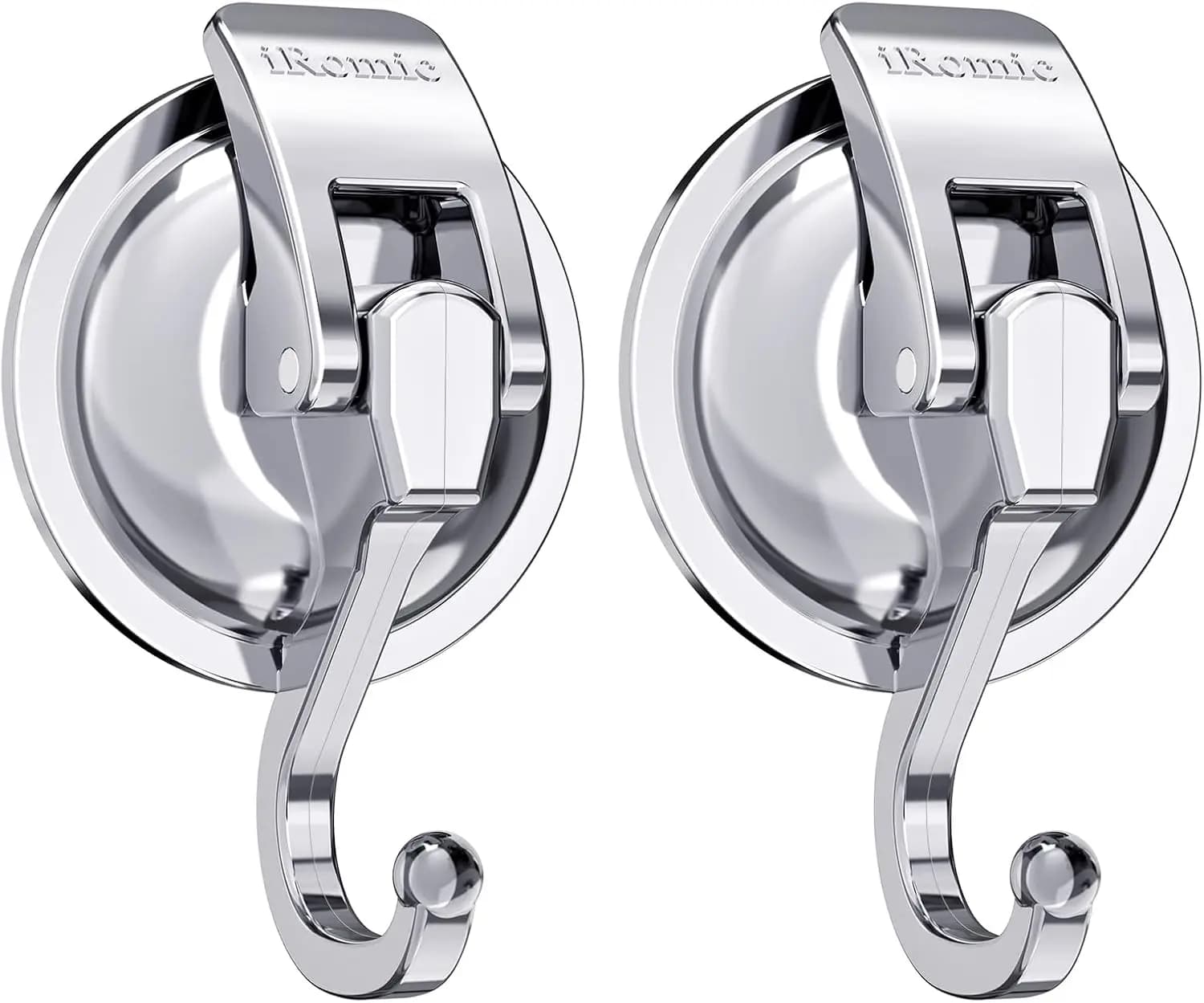 Ganci a ventosa resistenti (confezione da 2) specializzati per l'organizzazione di cucina, bagno e toilette