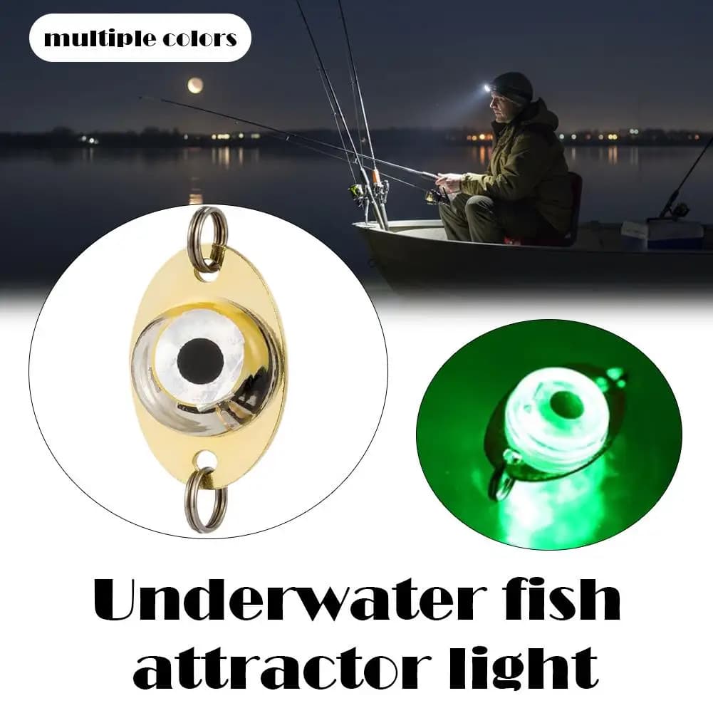Luce LED per Esche da Pesca, Lampada Subacquea a Batteria, Luce Attrattiva per Pesci, Esca Luminosa Subacquea