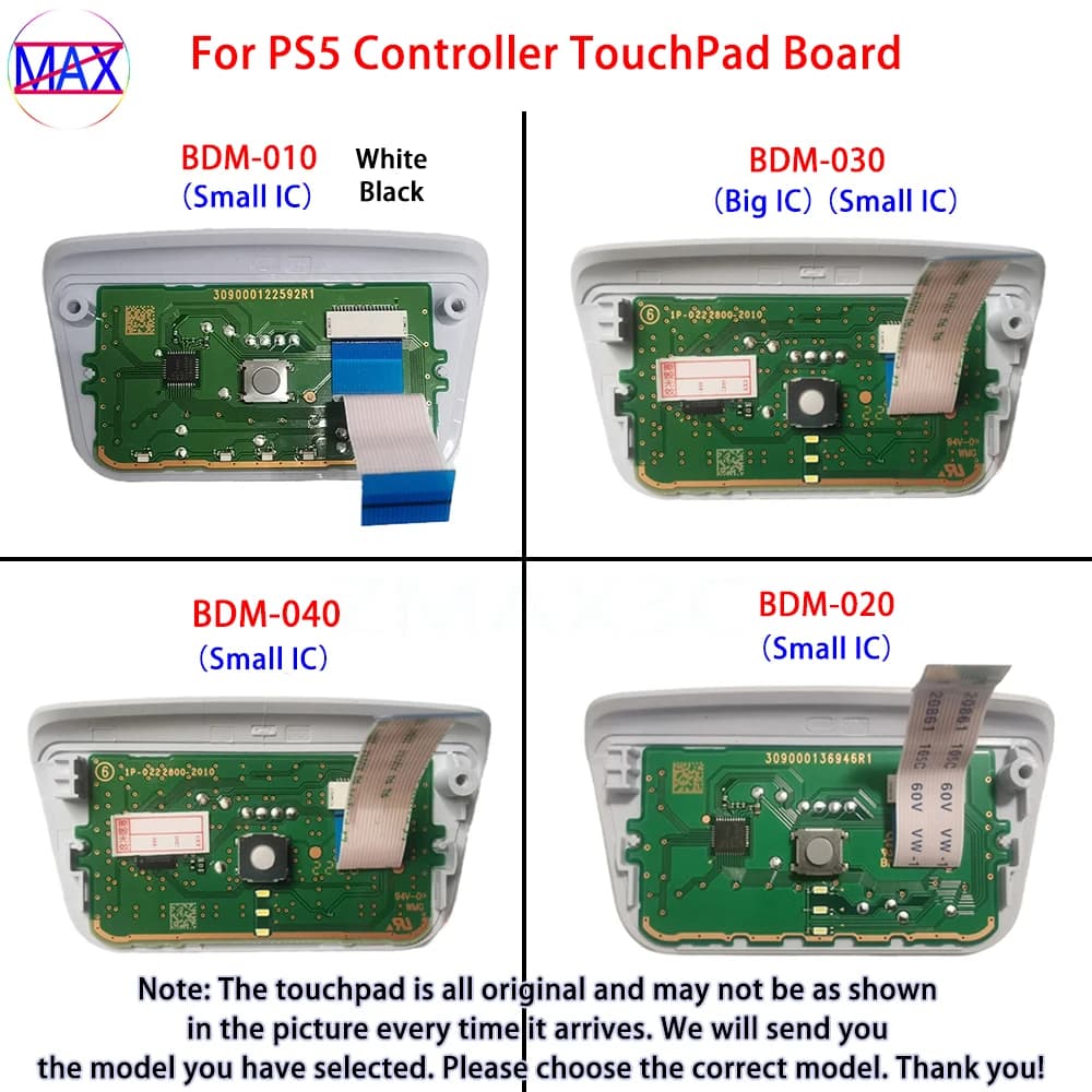 Originale Per Controller PS5 BDM-010 BDM-020 BDM-030 BDM-040 Touchpad Scheda PCB Maniglia IC Circuito Della Scheda Madre Touch Pad Bordo