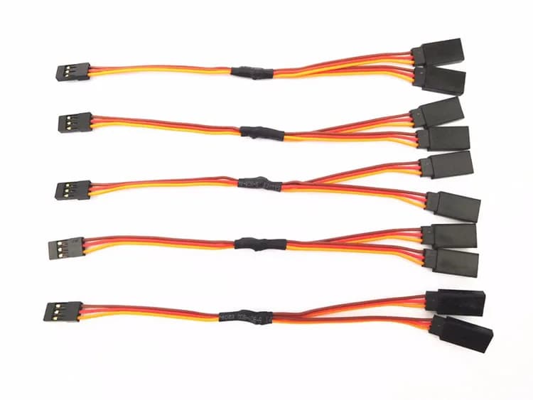 50PCS Servo Cavo di Prolunga Maschio A Femmina Servo Y Filo 22AWG 200mm 300mm Per RC Auto Elicottero Drone Parti FAI DA TE