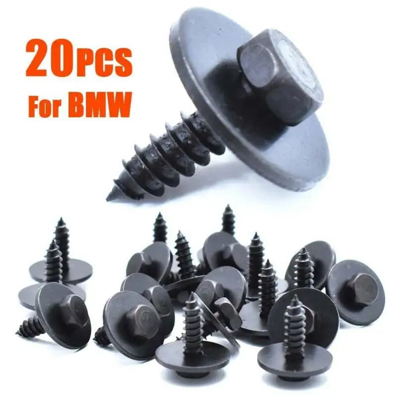 Hexagonal head screw for car from 20 pieces for BMW 07147129160 Fender Liner Air duct Splash Shield Clip Bolt Screws High quality car accessories