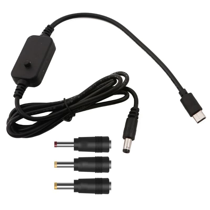 Cavo alimentazione da USB 5 V 9 V 12 V 20 V 2,5 mm/3,5 mm/4,0 mm/5,5 mm 3A per router