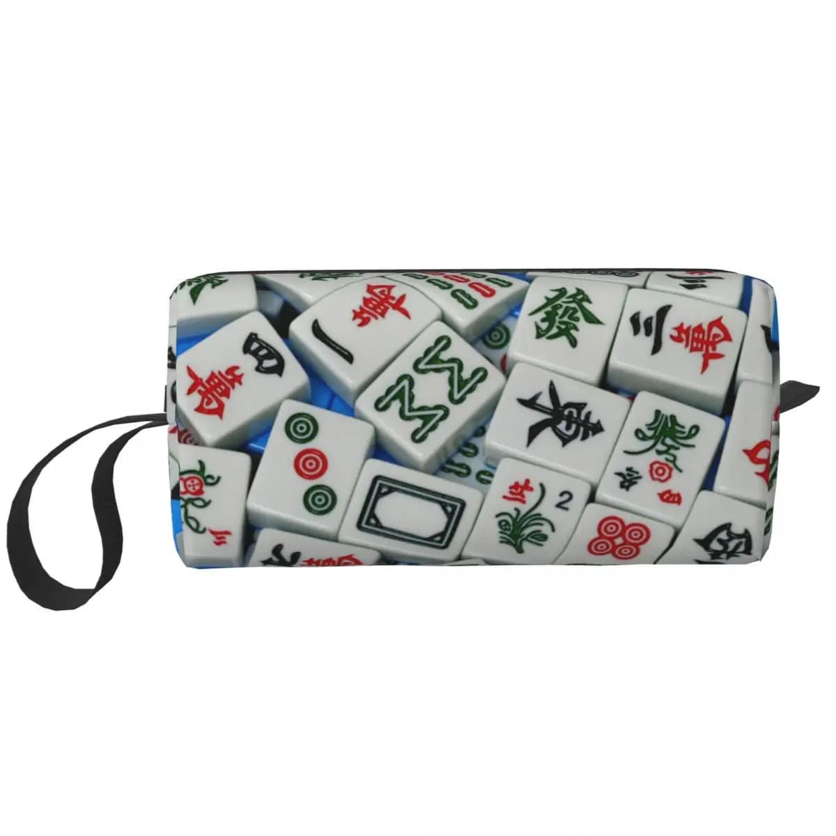 Astuccio con motivo Mahjong per ragazzi e ragazze, regali, scatola per penne, borsa per matite, articoli di cancelleria, borsa da viaggio per cosmetici da donna