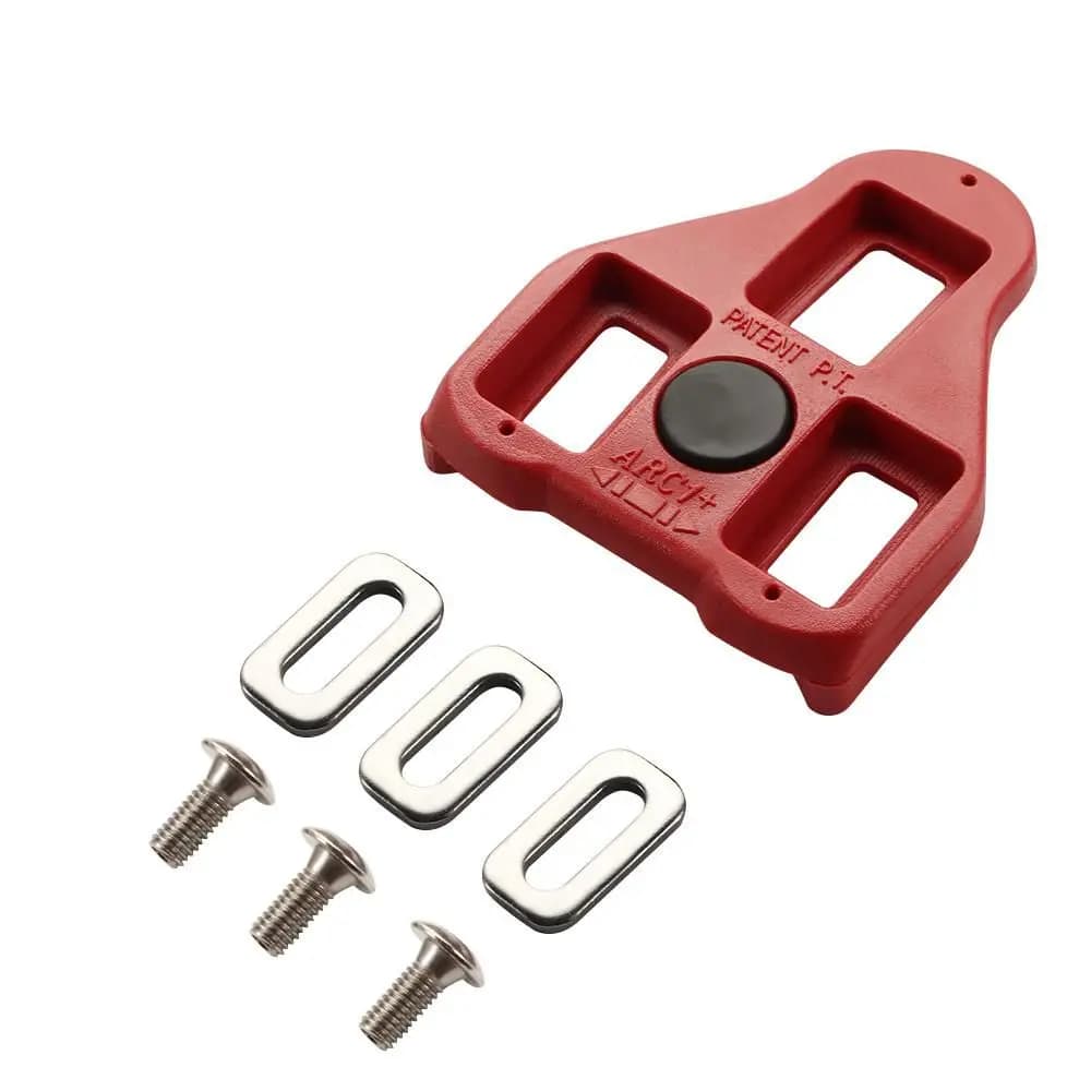Set di Tacchette per Pedali Delta 9 Gradi, Accessori per Ciclismo, Clip e Dadi per Scarpe da Bici
