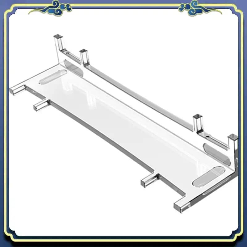 A86P-Per PS5 Sottile Supporto Acrilico Trasparente Host Staffa di Posizionamento Desktop Orizzontale Per PS5 Slim Disc Edition Parti di Accessori