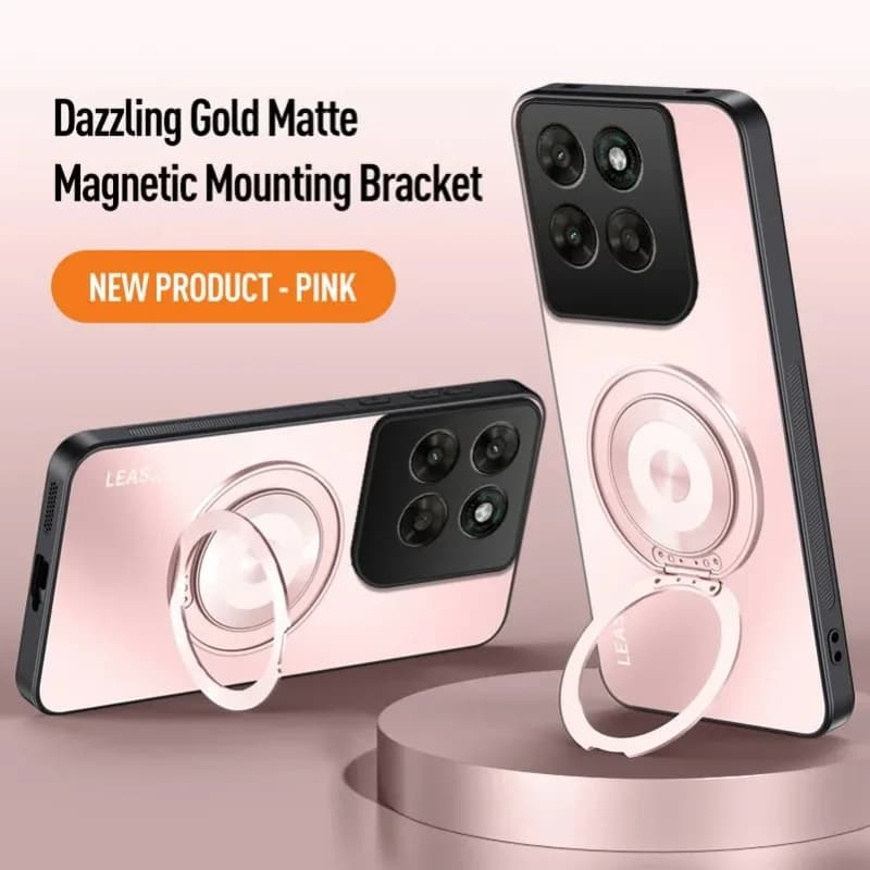 For Magsafe Case For Motorola G Max AG Frosted Magnetic Ring Stand Holder Shockproof Hard PC Cover For Moto G87 G77 G67 G Max 5G