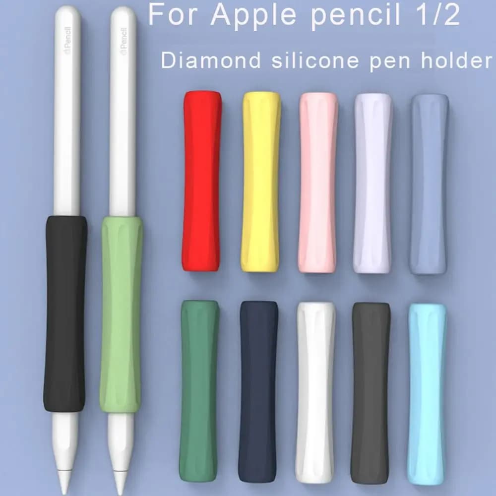 Copri stilo in silicone per Apple Pencil 1 2 ​ Custodia protettiva per penna touch screen Custodia protettiva antiurto antigraffio antiscivolo