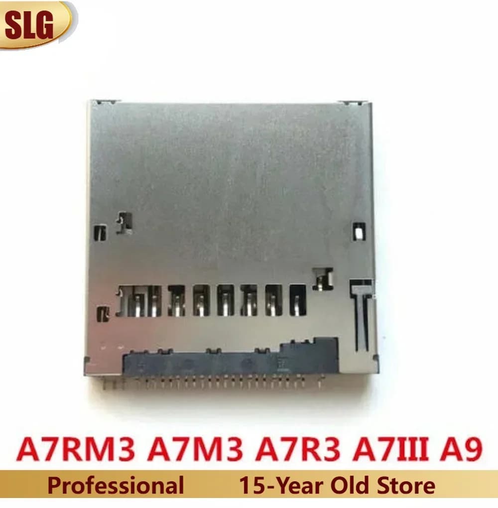 New SD Memory Card Reader Slot Holder for Sony ILCE-7RM3 A7M3 A7RM3 A7R3 A7III Camera Repair Part