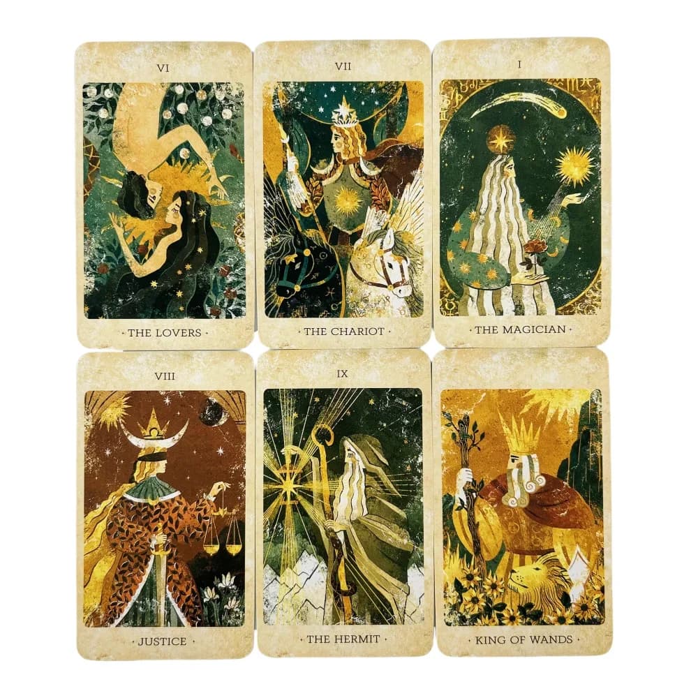The Solar Kingdom Tarot Cards, un mazzo di 86 carte Oracle, edizione inglese per la divinazione, giochi da tavolo
