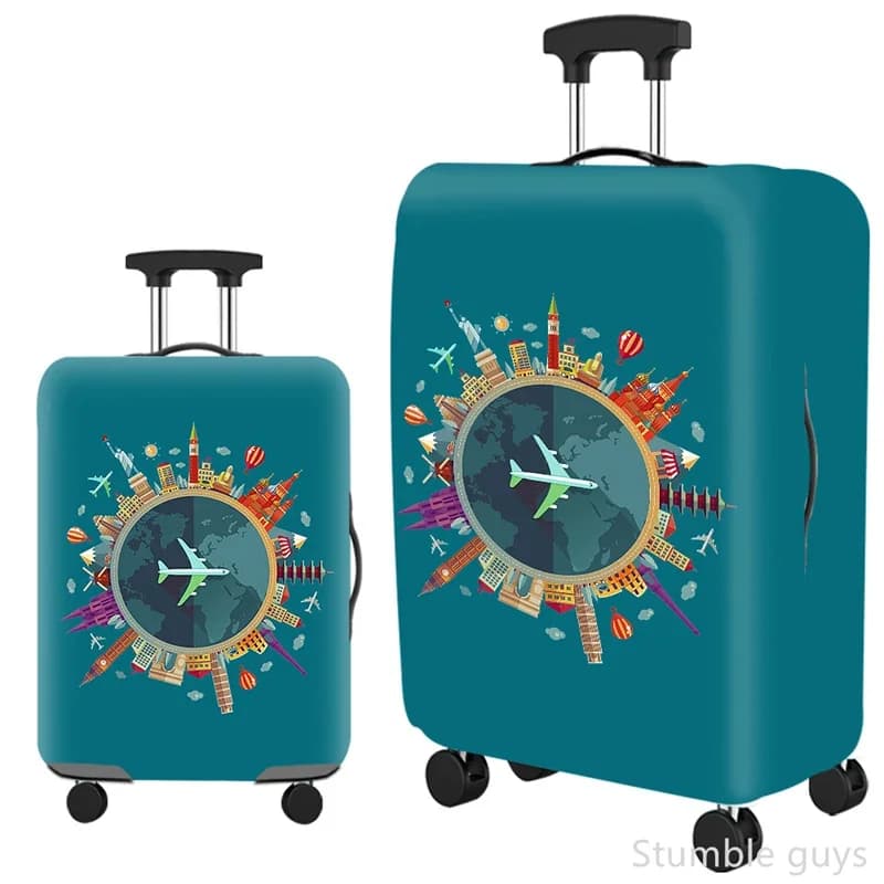 Copertura Elastica Lavabile per Valigia, Protezione Anti-Graffio, Accessorio Pratico da Viaggio per Tutti i Viaggi