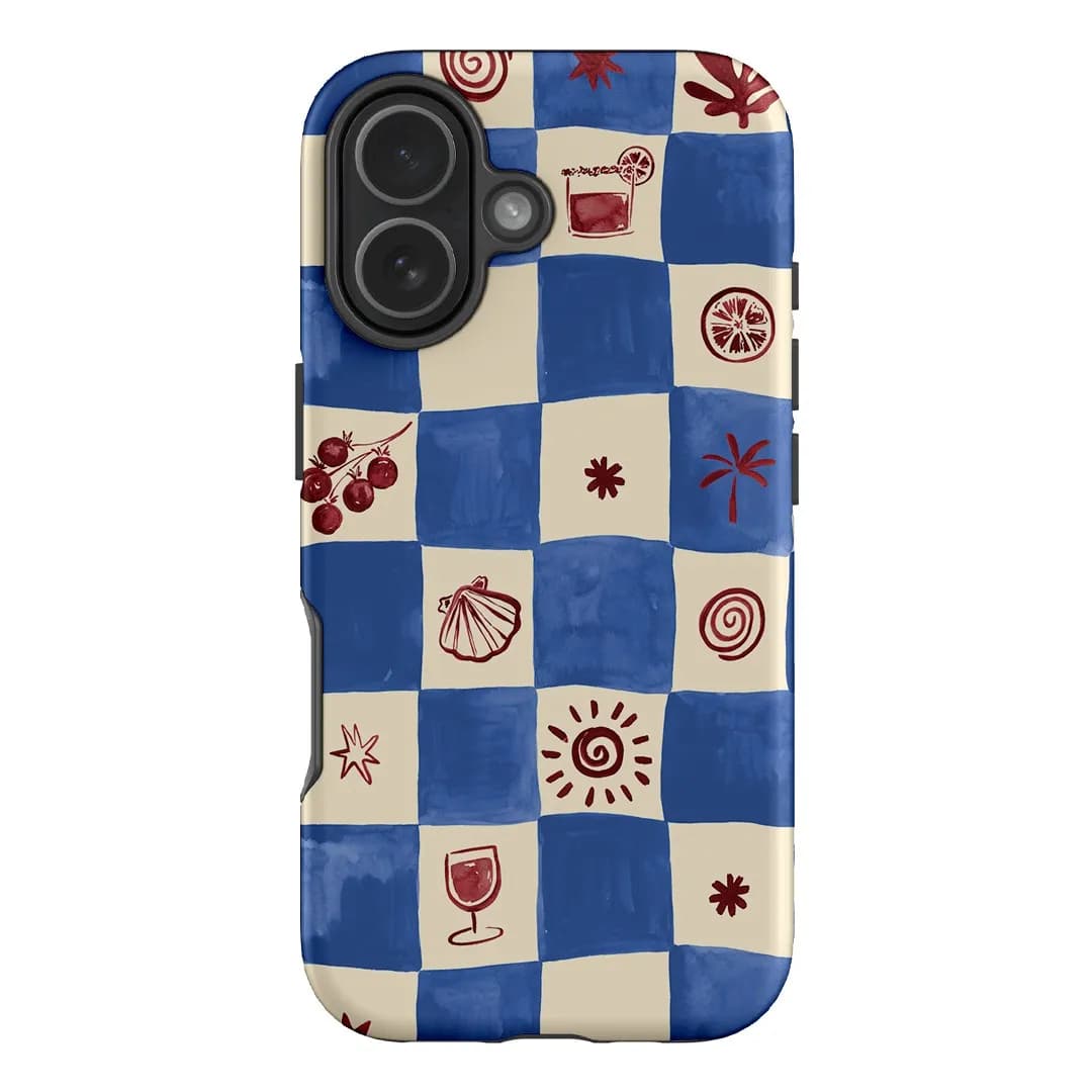 Custodia per telefono Afternoon Mezze Cornflower per iPhone 17 16e 16 15 14 13 12 11 X XS XR XSMAX 7 8 Air Pro Max Plus Lusso a doppio strato