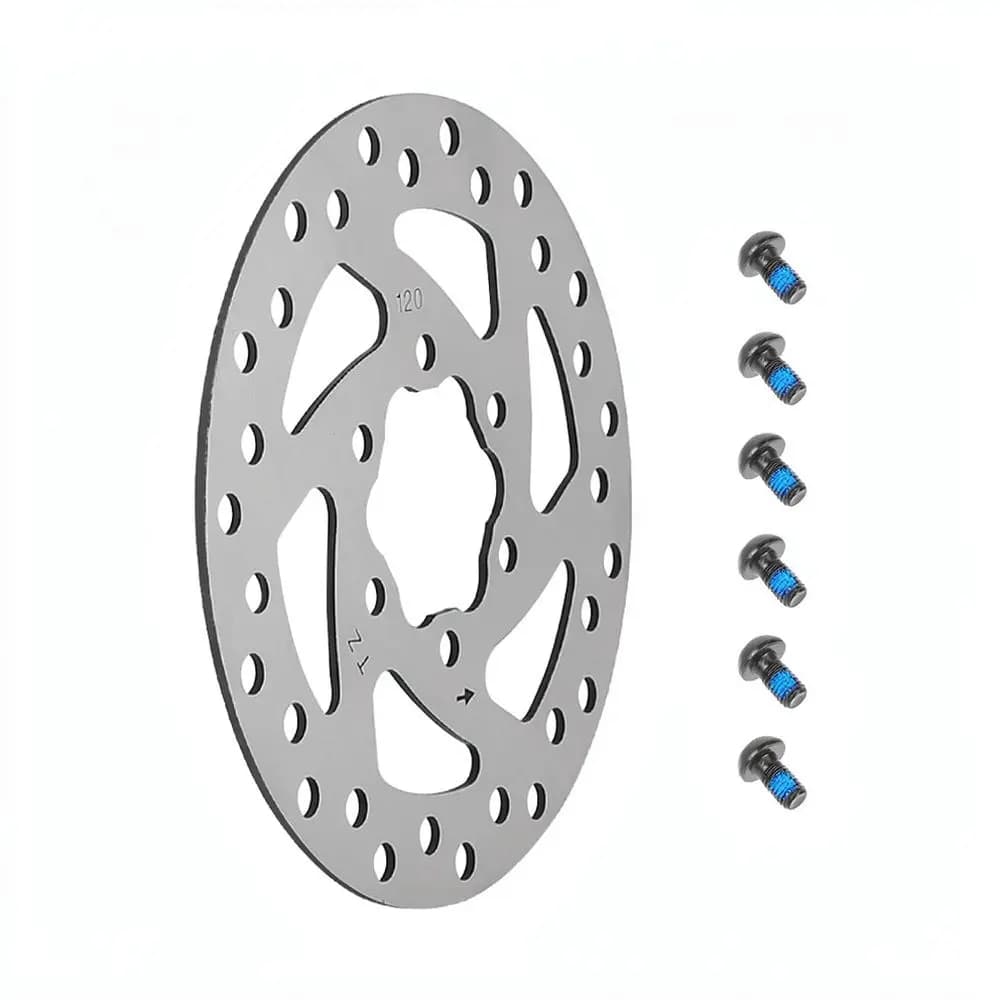 Durable 120mm Disc Brake Rotor For Kirin G2 Pro For Kaabo Mantis 8 Electric Scooter Precise 6 Hole Mounting Spare Part