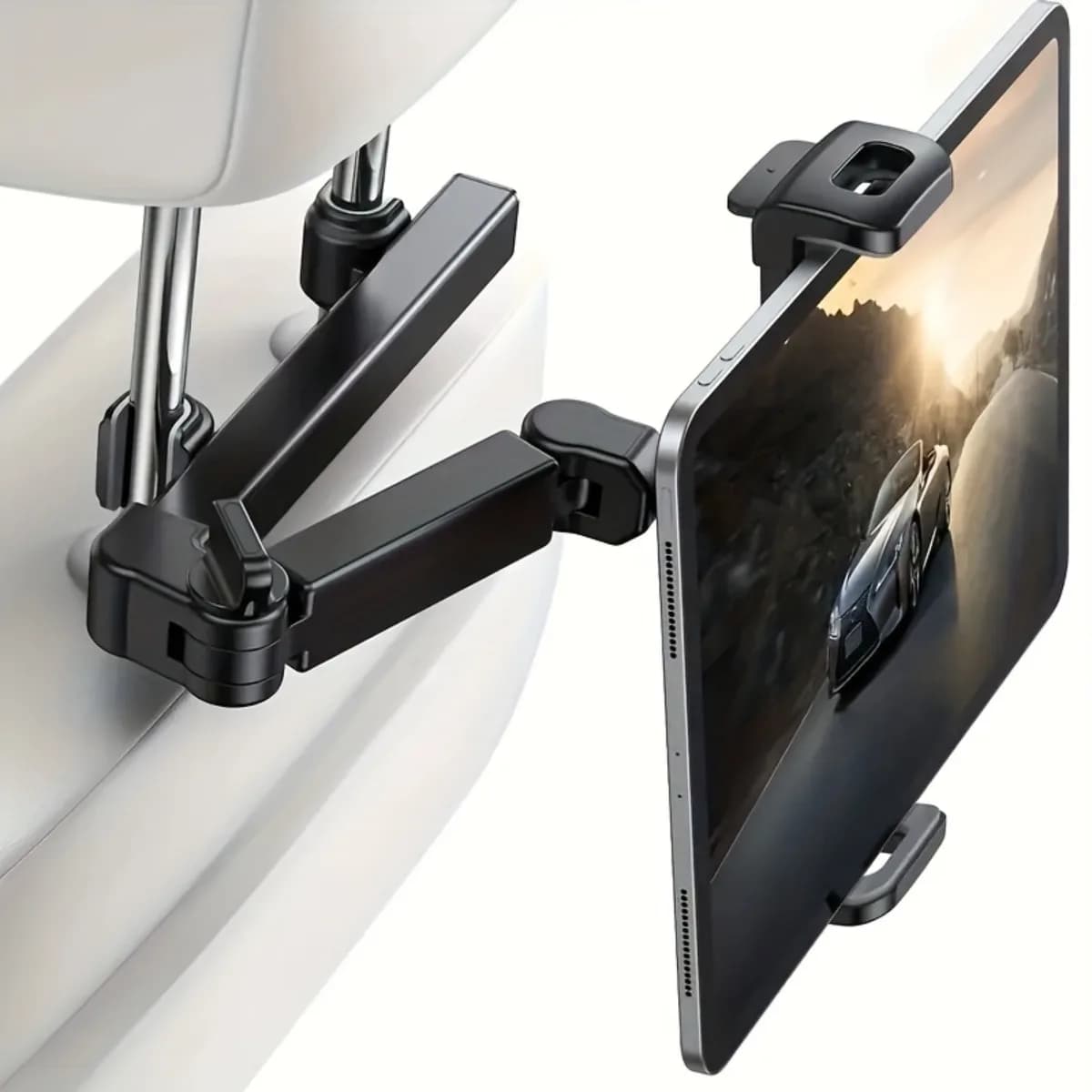 Supporto universale per tablet poggiatesta per auto per iPad e telefoni cellulari - Intrattenimento a mani libere per passeggeri sul sedile posteriore