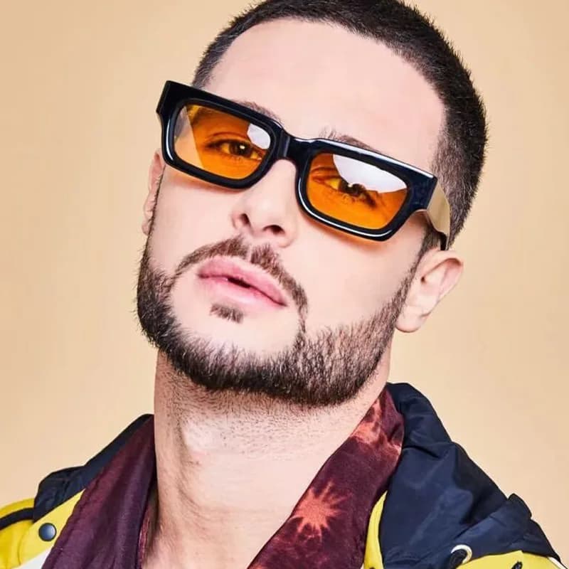 Occhiali da sole quadrati alla moda con montatura piccola e spessa Uomo Donna Ins Hot Brand Designer Occhiali da sole Shopping all'aperto Spiaggia UV400 Hipster