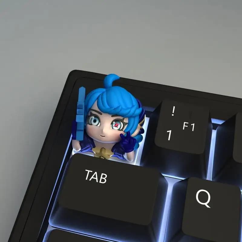 Creative League Of Legends Copritasti Garen Tastiera meccanica ESC Copritasti 3D Accessori da gioco per computer Mouse e tastiera