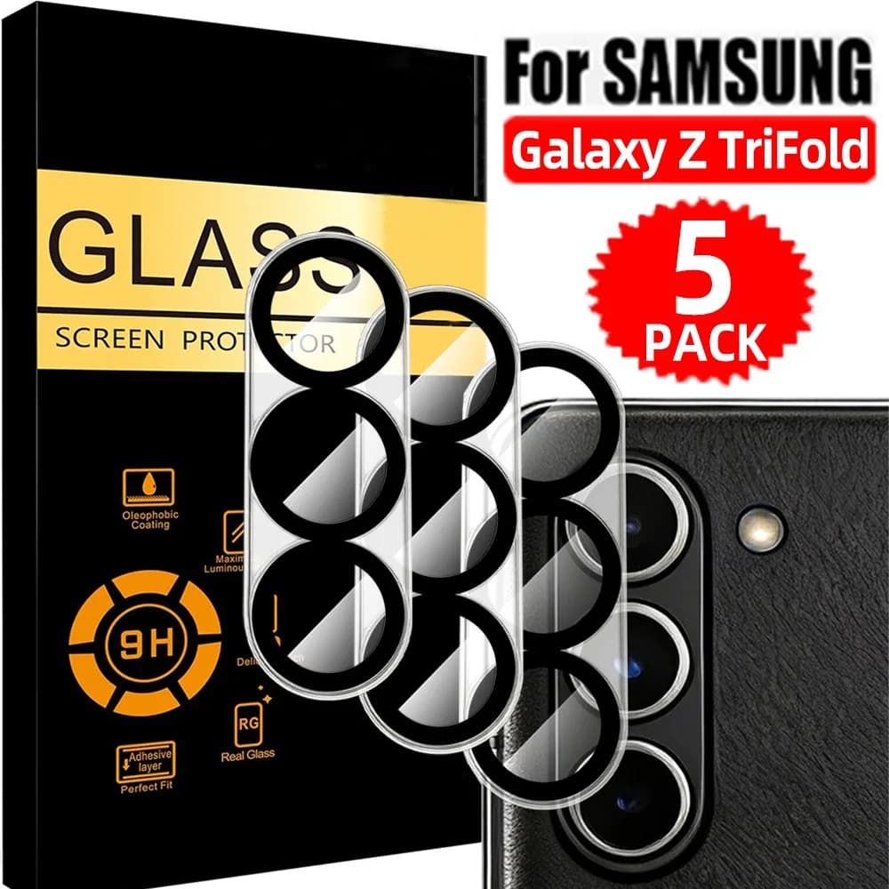 1-5 Pezzi Vetro Temperato per Samsung Galaxy Z TriFold, Protezione per Obiettivo Fotocamera 3D, Pellicola Protettiva Trasparente Antigraffio