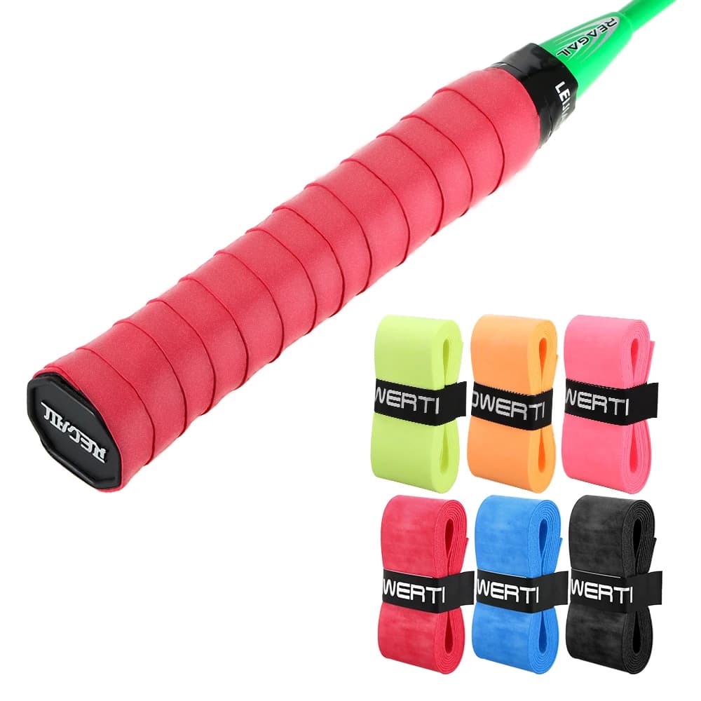 Impugnature per racchette da Tennis 6 pezzi impugnature per racchette da Badminton antiscivolo fascia antisudore con vibrazione