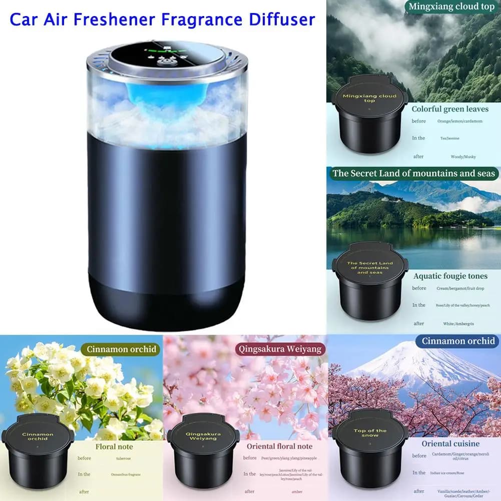 Profumo per Auto Liquido Supplementare Snowy Summit MyStic Mountains, Accessori per Diffusore d'Aria e Deodorante per Auto