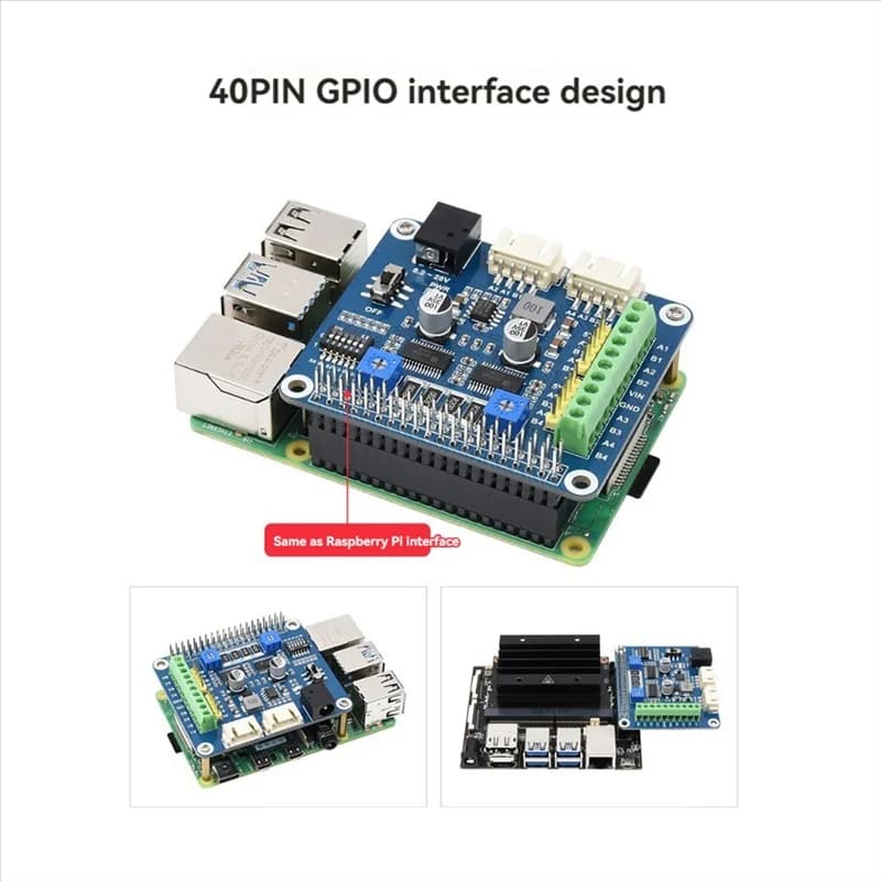 For expansion board HAT step-by-step motor Raspberry Pi up to 1/32 Microstepping for Jetson Nano for 3D-N33R printing