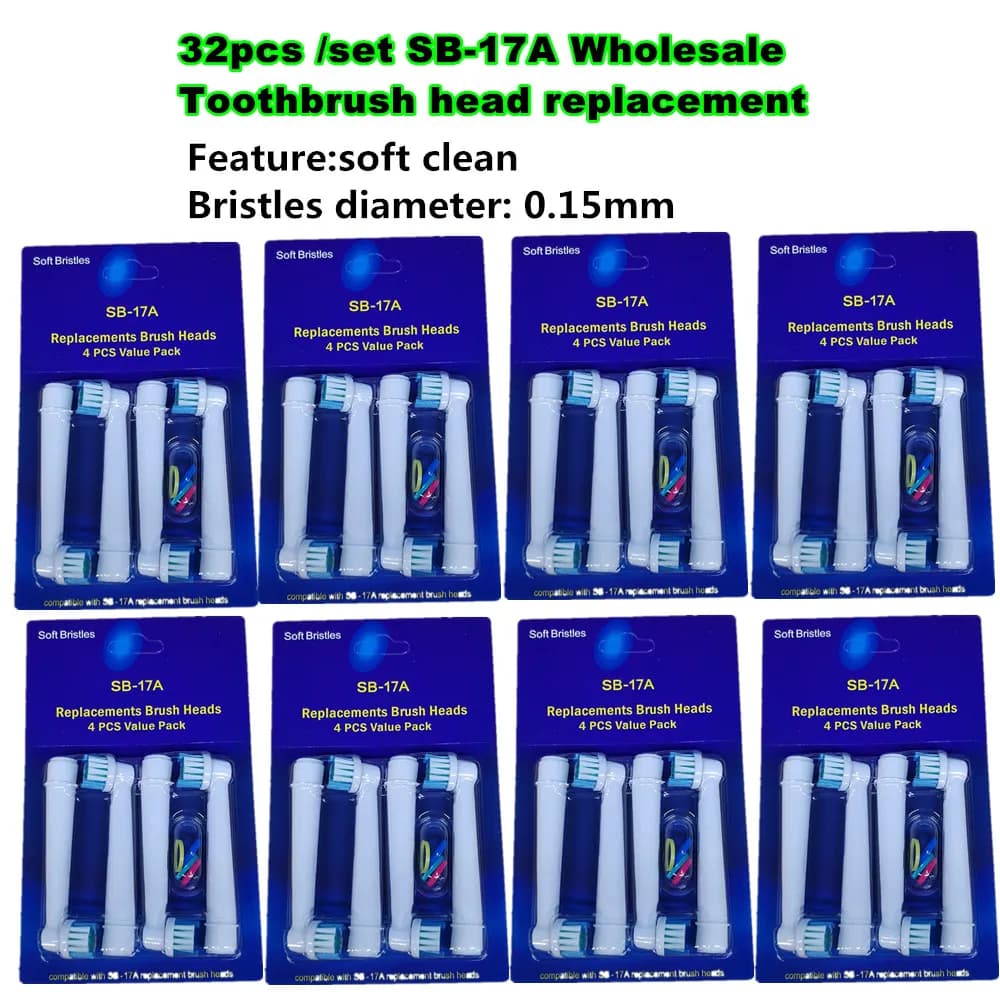 32/24/16 pz Set Electric Toothbrush Head For Oral B Sensible D25 D30 D32 D18 4739 3709 4728 D4510 4731
