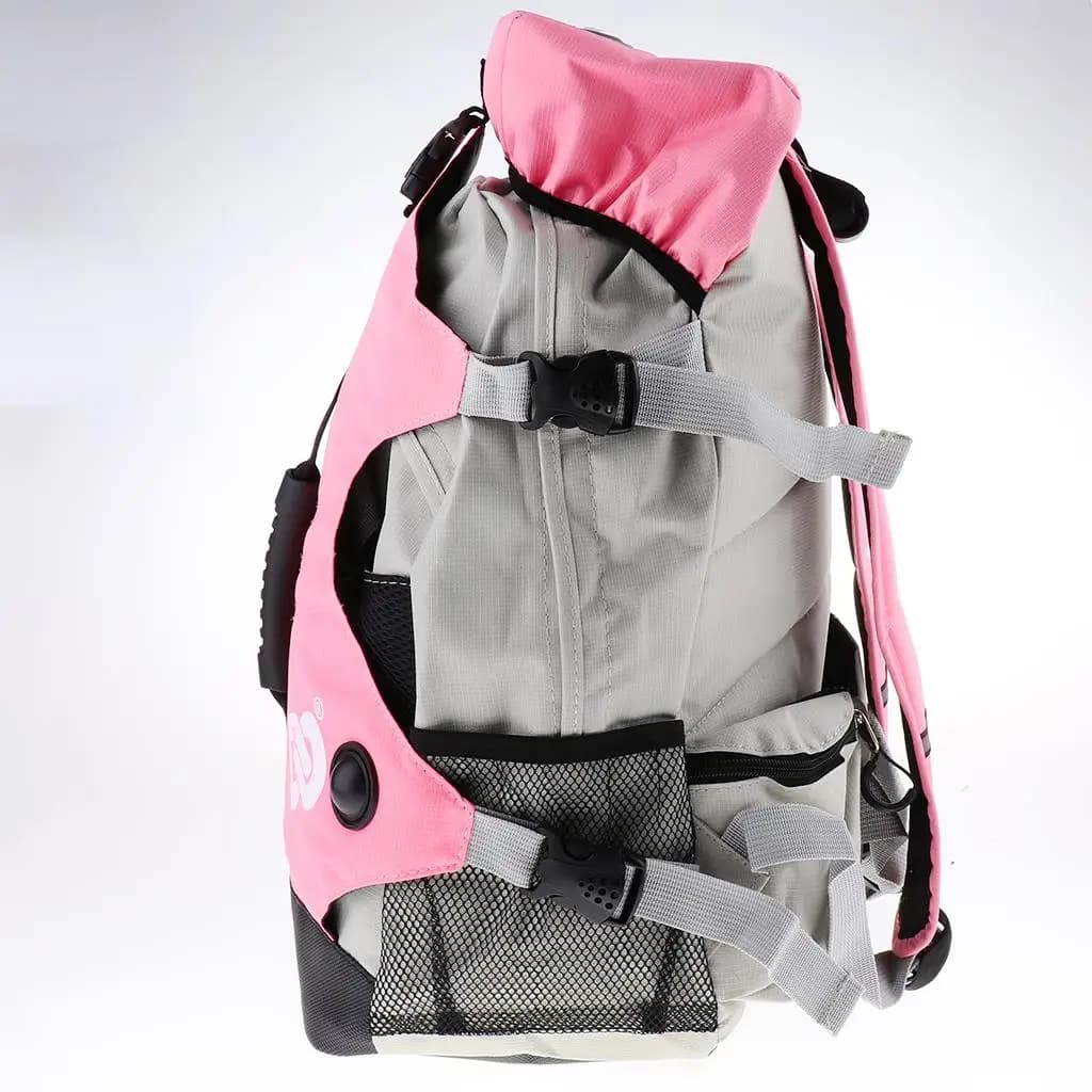 Multi Pockets Inline Skates Bag Canvas Roller Skates Carry Backpack Skate Shoes Storage Organizer for Kids