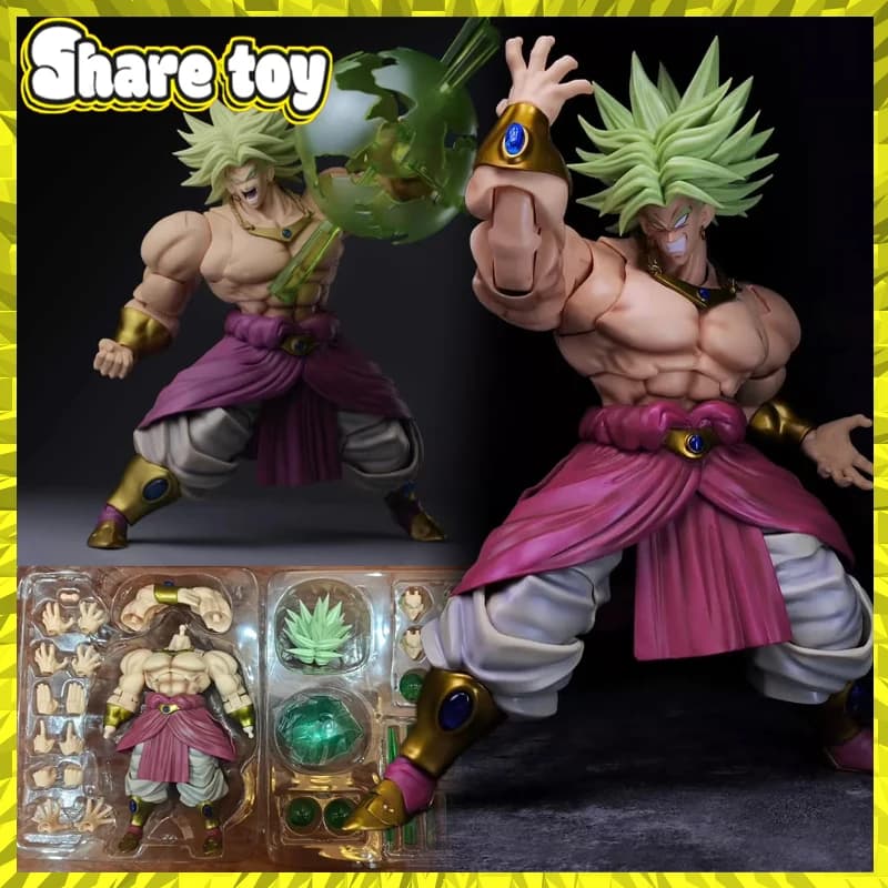 Disponibile ZT Studio Broly Guerriero Antico ZT002 SSJ Super Saiyan Dragon Ball Broly Action Figure Grande con Effetti Speciali Modellino Giocattolo