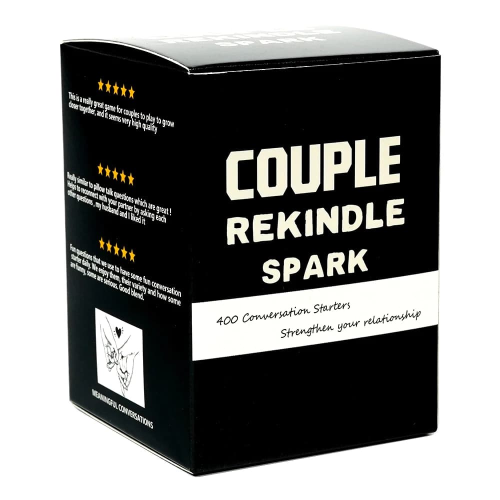 Coppia Rekindle Spark coppie giochi avviatori di conversazione per coppie romantiche sposi data Night Deep Conversation Card Game