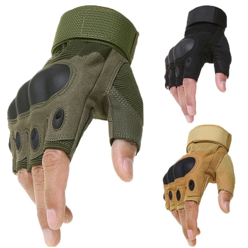 Outer Gloves with Reinforced Noches for Paintball, Airsoft, Hunting, Fighting, Horse riding, Hiking