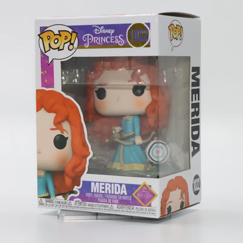 Originale Funko Pop Disney Princess Brave Merida Anime Action Figure Figurina in vinile Modello Giocattolo Regalo Decorazione da scrivania da collezione