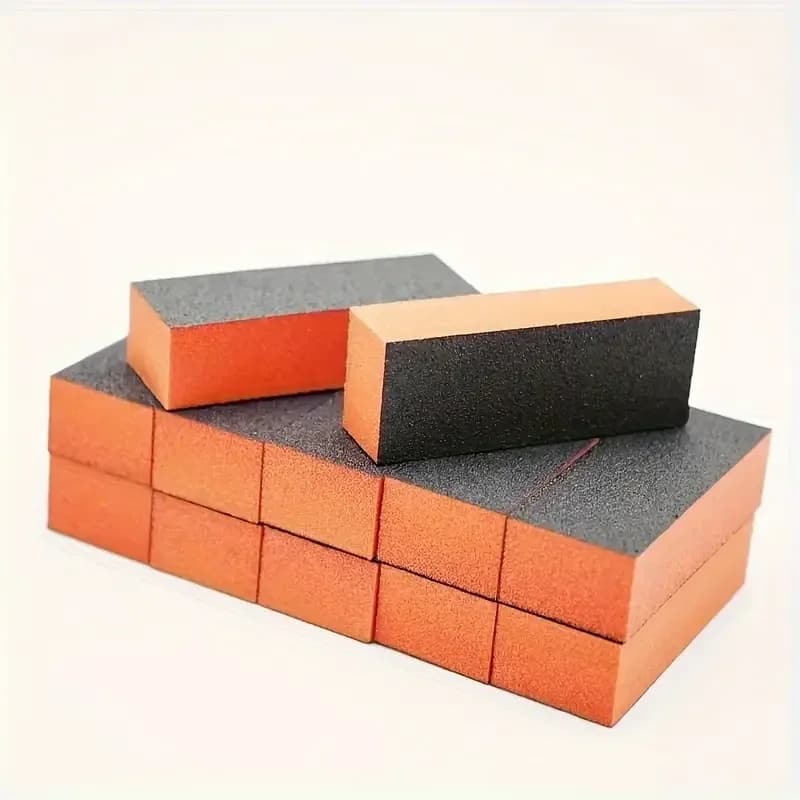 Polishing nail cushion block, polishing file for manicure and pedicure, smooth surface, ideal for domestic use in salon, suitable for all noses