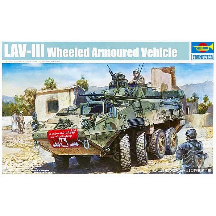 Trumpeter Kit modello militare assemblato 01519 Veicolo blindato con ruote canadese LAV-III 8x8 1/35