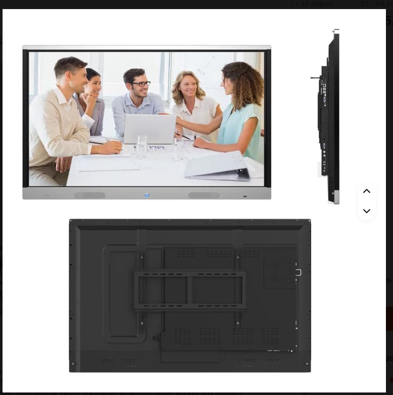 Personalizzazione Scheda bianca touch interattiva con schermo Ultra HD da 86 pollici 4K 2K per proiettore per videoconferenze