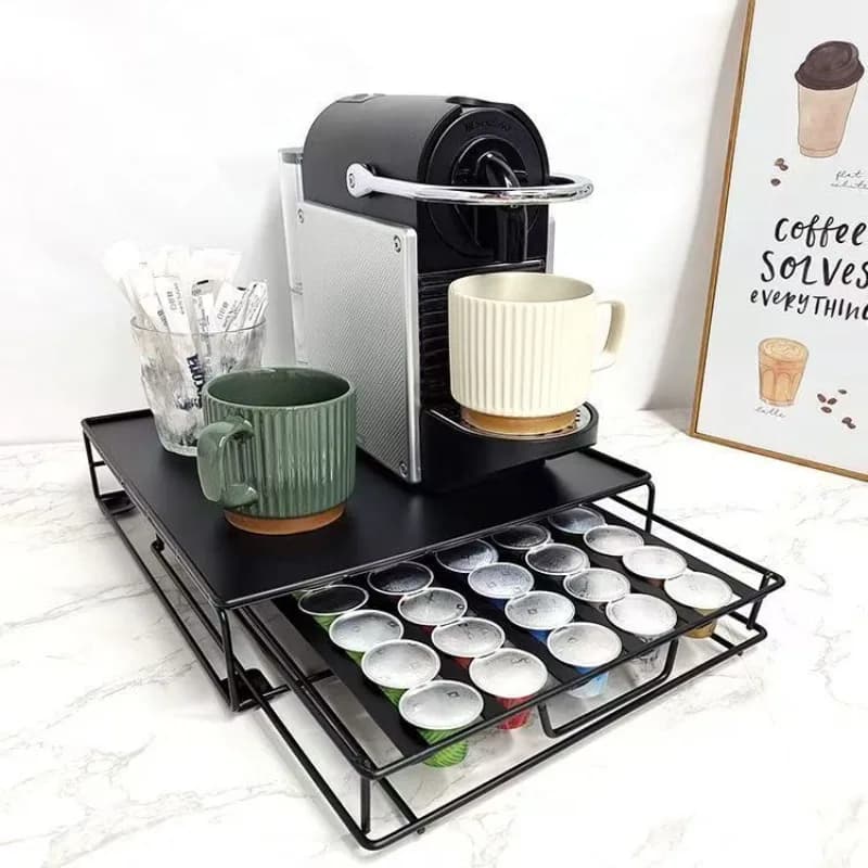 40 Granule Capsule Coffee Storage Rack Drawer Style Capsule Box Coffee Capsules Container Household Mesa Kitchen Accessories