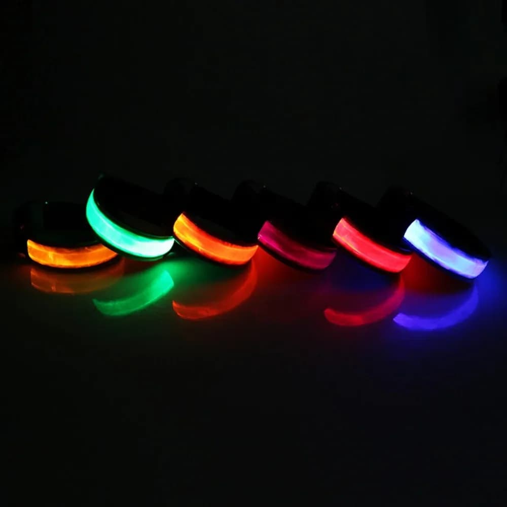 Luminous Night Running Bracelet LED Luminous Arm Bracelet Outdoor Sports Reflective Safety Belt Cycling Bicycle