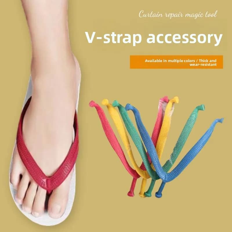 Summer Three-Point Strap Sandals Shoe Laces Replacement Accessories for Men Women Beach Slippers Crossbody Strap Parts