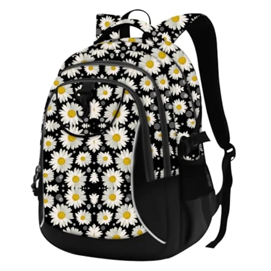 School Backpack Travel Bag for Men and Women Lightweight College Back Pack with Laptop Compartmen