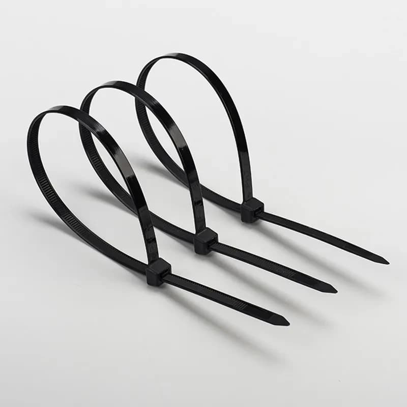 1000pcs 3x60 Plastic Nylon Cable Ties Self-locking Cord Ties Straps Adjustable Cables Fastening Loop Home Office Wire Zip Ties