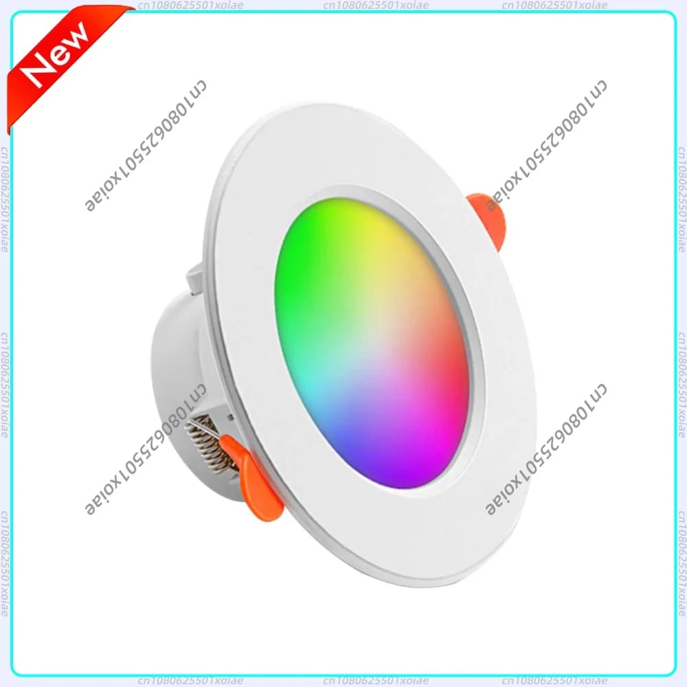 1-10PCS Smart LED Downlight LED Ceiling Recessed Down Light Dimmmable Spot Lamp 10W RGB +CW+WW Changeable LED Downlight