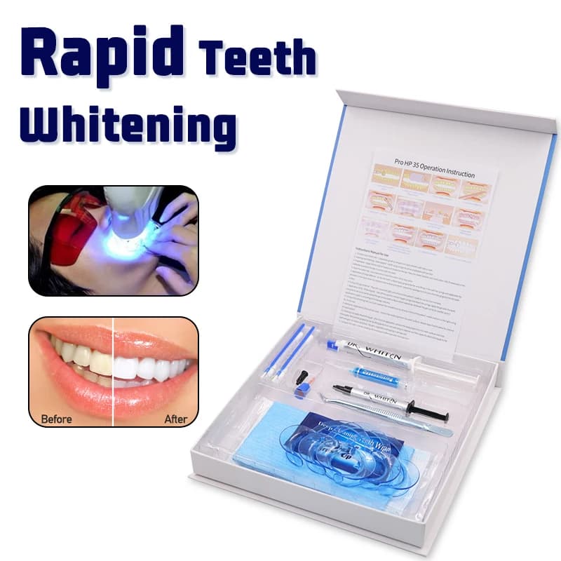 Professional tooth whitening kit with tooth whitening gel Dental Peroxide Dental equipment Remove yellow tooth Restore nature