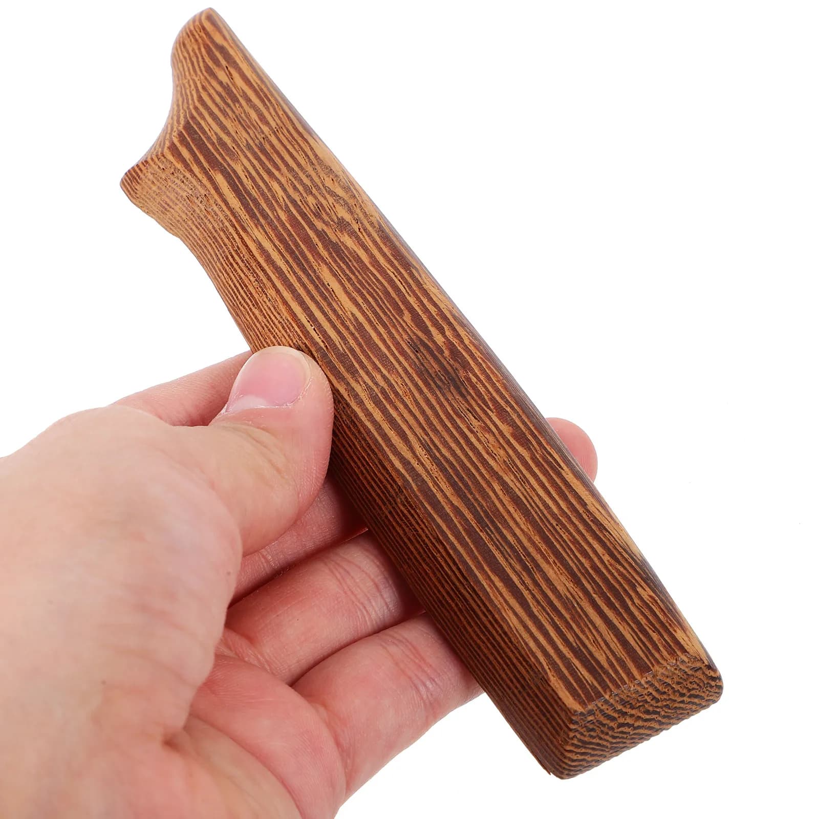 2 Spare parts for Kitchen Knife, Ergonomic grip in Anti-slip wood, Stainless steel knife accessory