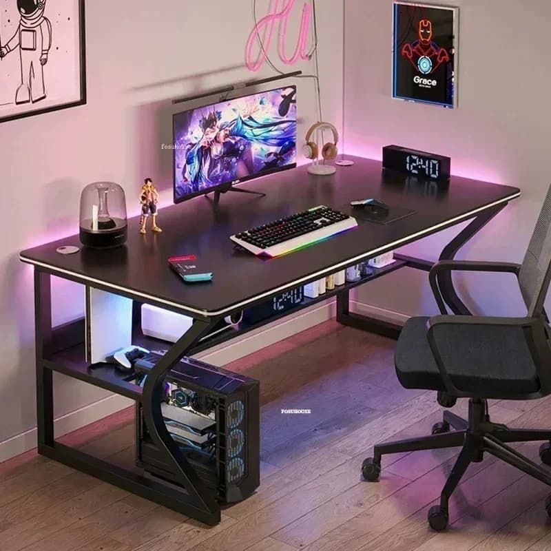 Scrivanie per computer desktop Casa Camera da letto Banco da lavoro Tavoli da gioco Mobili per ufficio Studio per studenti Set scrivania e sedia A