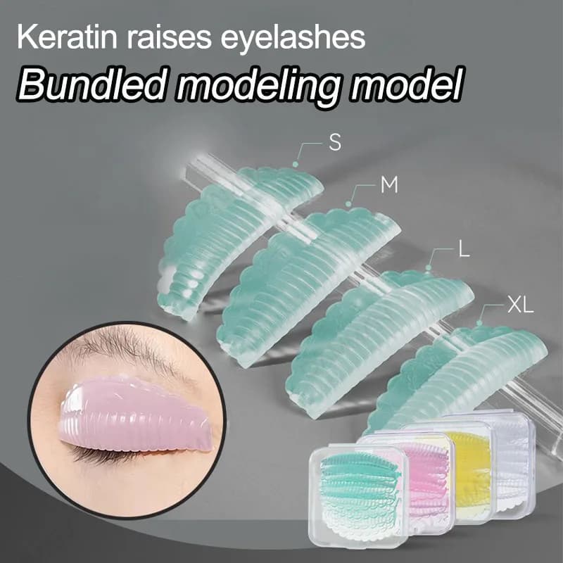 4Pairs Silicone Eyelash Perming Lamination Pad 3D Lashes Extension Curler Applicator Tools Reusable Lash Lifting Rods JJMGJ06
