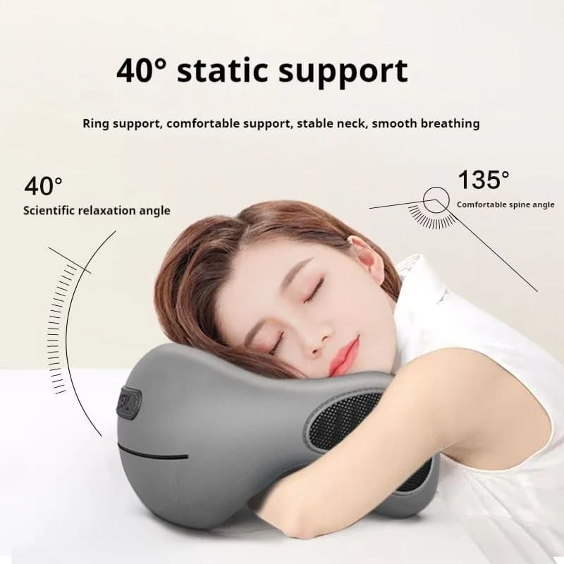 Cuscino per il collo in memory foam, cuscino da viaggio ergonomico a forma di U con fodera lavabile per aereo, auto, ufficio, casa - Supporto morbido