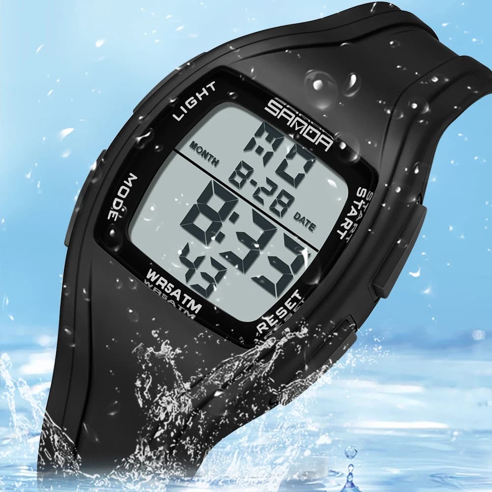 Orologi sportivi da uomo semplici alla moda, orologio da studente impermeabile digitale reloj hombre Man LED, orologio da polso per donna uomo coppia regali