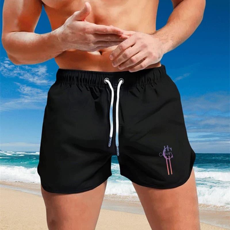 Summer men sports shorts pockets basic pure color lightweight suitable for jogging basketball beach wear Trend Fitness Bottoms