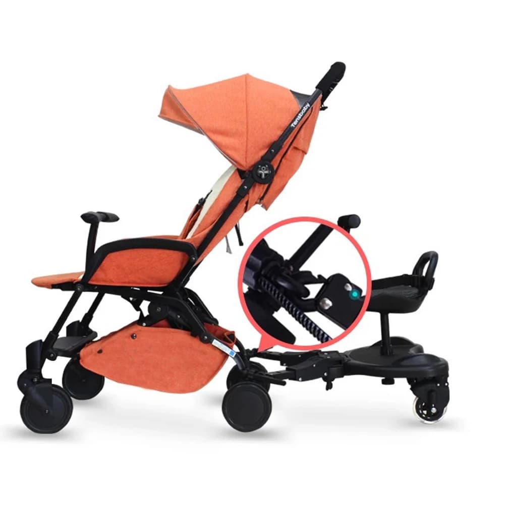 Adattatore Universale per Pedali Passeggini, Poggiapiedi Ausiliario per Carrozzine, Accessori per Passeggini con Seduta in Piedi