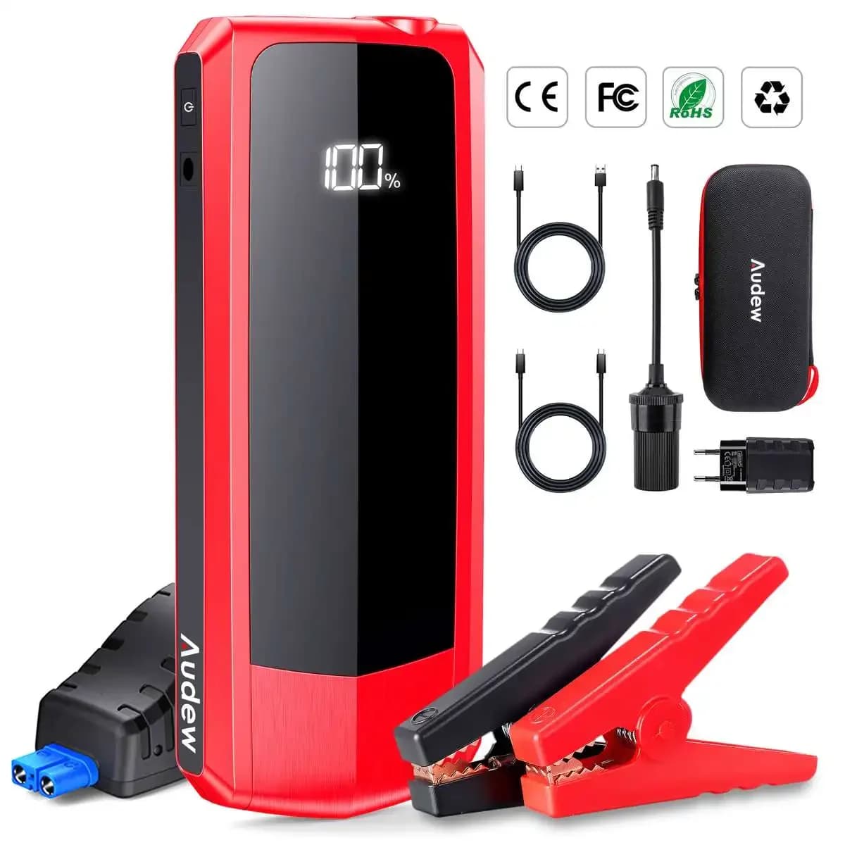 Dispositivo di avviamento di emergenza automatico della banca di potere dell'avviatore di salto dell'automobile 20000mAh con Display LCD QC3.0 che carica il Powerbank portatile dell'automobile