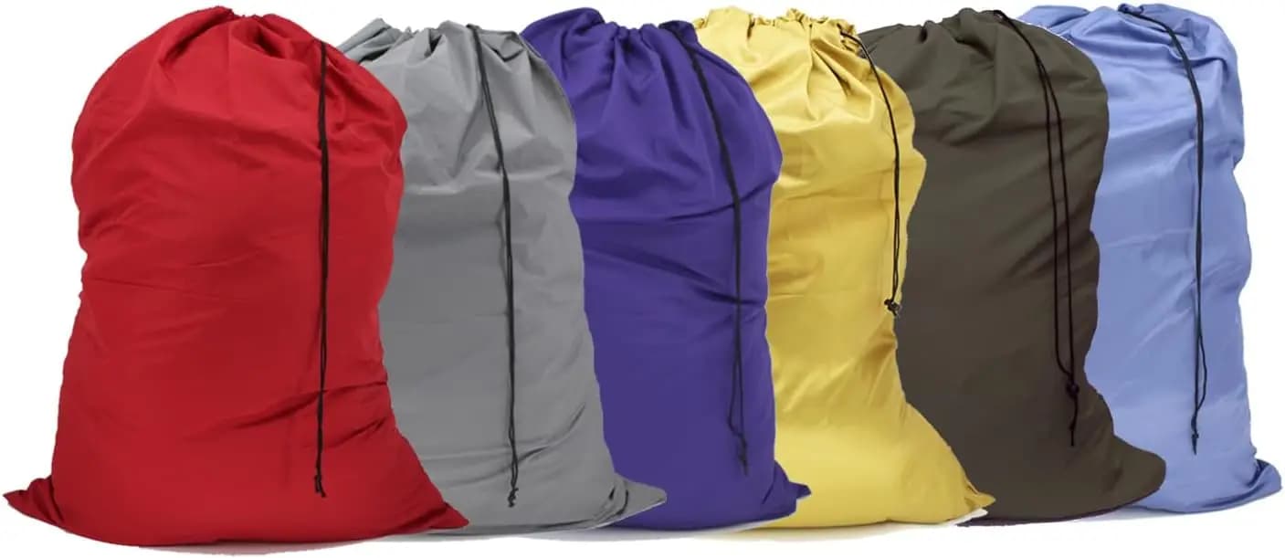 Bags for Bucato Extra Large, Pack of 6, Closing Coulisse, 30x40 Pollici, for University Sleepers, Apartments and Travel
