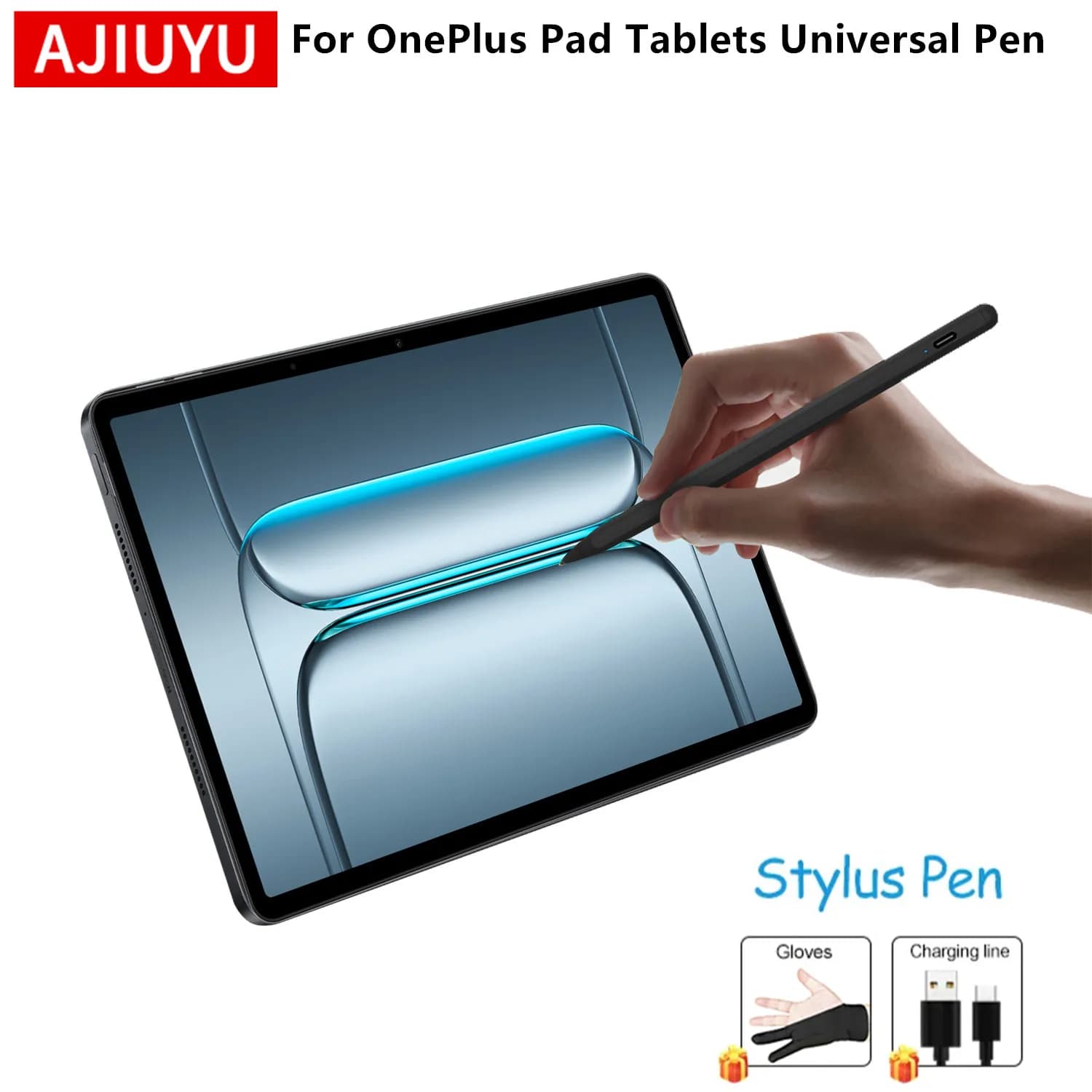 Penna Stylus per OnePlus Pad Lite, One Plus Pad 4 3 2 Go, OPPO Pad 3 4 5 Pro SE 11 Neo Air 2, Penna Touch per Disegno su Tablet