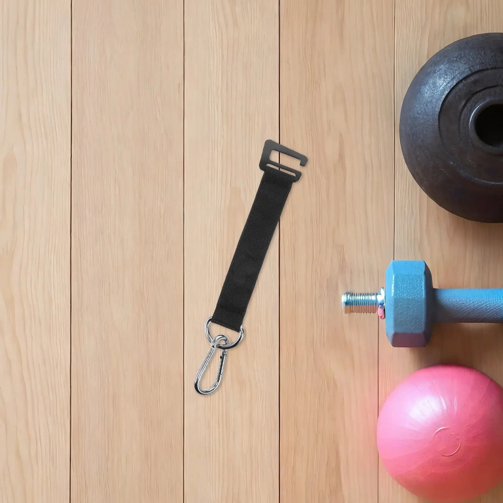 Gancio per Attrezzature Fitness, Cinghia di Sicurezza Resistente per Barre per Trazioni, Sacchi di Sabbia, Kit per Altalene, Allenamento Domestico e all'Aperto